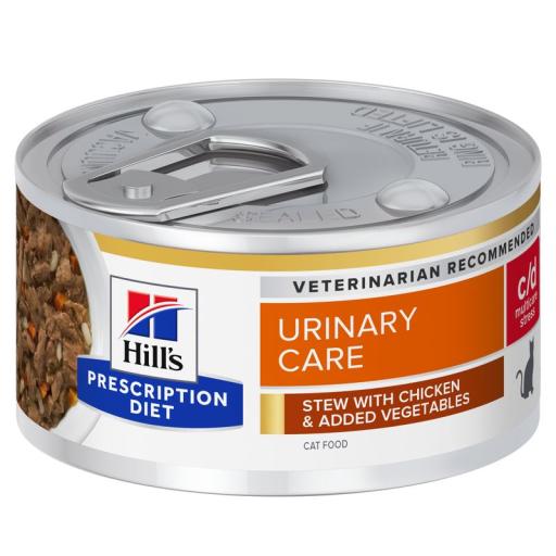 Hill's Prescription Diet c/d Multicare Stress Pollo in Spezzatino 82g Lattina Hill's Prescription Diet c/d Multicare Stress Pollo in Spezzatino 82g Lattina